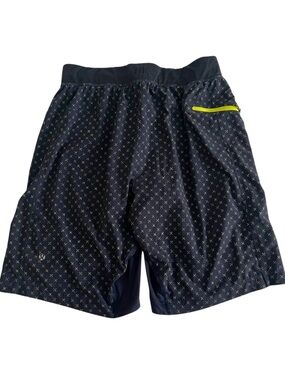 Lululemon THE Lined Short 9" Mens Shorts Liner Dark Blue Size Medium
